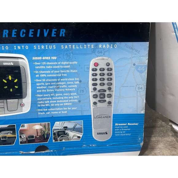 Sirius Satellite Radio Car Truck Streamer With Remote and Batteries Radio - Picture 3 of 5